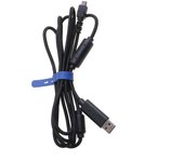 Reemplazo de cable USB compatible Razer Wildcat / Razer Raiju Ps4 Game ControllerF-F Negro