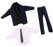 2x1 Conjunto Conjunto de Muñeca Muñeca Traje de Negocios Ropa para Ken Muñecas Azul oscuro