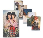Unbrand Tarot de los tiempos místicos Cartas del oráculo Fiesta Profecía Adivinación Cartas de juego de mesa Multicolor 1 Pair