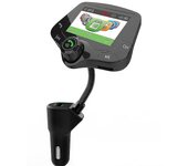 Adaptador Dab/dab+ con carga USB, Bluetooth y 2 pantallas de radio digital