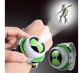 Elsavct Ben 10 Reloj Proyector Omnitrix E Protector De Tierra Reloj de Pulsera Toy