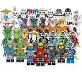 Conjunto de 32 pcs Ninjago Mini Figuras Kai Jay Sensei Wu Master Building Blocks Juguetes