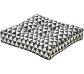 Cojines cuadrados para sillas. Cojín de asiento acolchado grueso 100% algodón para silla de jardín