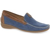 Mocasines de mujer deportivo California Gabor Jeans Suede/whisky Uk 7