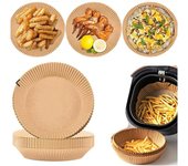 Best Trade 100 Pack 16cm Air Fryer Paper Moldes de pergamino desechables