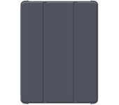 Para Ipad Pro 12.9 2017/2015 Case Pencil Holder, Smart Cover Trifold Stand Auto Sleep/wake Case para Ipad Pro 12.9 A1584 A1670 Gris oscuro Pro 12.9...