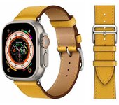Correa de cuero para Apple Watch 41mm 40mm 38mm, iwatch banda Mujeres Hombres solo Tour Correa pulsera para Apple Watch serie 8 7 Se2 se 6 5 4 3 2 1