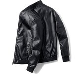Plus Size 7xl 8xl Pu Chaqueta de cuero Hombres Bomber Chaqueta de béisbol Biker Piloto Varsity College Top Slim Fit Motocicleta Abrigos de cuero CO...