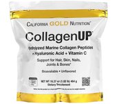California Gold Nutrition, CollagenUP, péptidos de colágeno marino hidrolizado con ácido hialurónico y