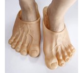 Zapatillas de pies divertidas - Divertido disfraz cosplay zapato de vestir Jumbo Big Foot Accesorios de disfraces realistas Fundas de zapatos para ...