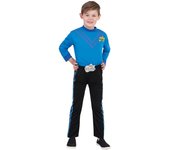 Rubie's Anthony Blue Wiggle The Wiggles Deluxe Book Week Dress Up Boys Costume Size 3-5 Azul