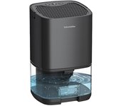 Deshumidificador y purificador de aire 2 en 1 para espacio para cocina, absorbedores de humedad silenciosos Secador de aire negro