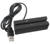 Msr90 USB banda magnética tarjeta de lectura de la máquina de lectura lector de tarjetas Stripe 3 pistas Mini Swiper para PC USB
