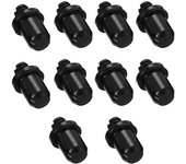 10 Paquetes Altavoz Parrilla Guías Altavoz Grill Peg Kit Audio Altavoz Hebillas Bola Negro