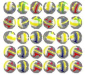 30pcs Mini Voleibol Stress Balls 2.36 pulgadas Sports Balls Mini Volleyball Toys para niños para Str