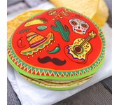 Bolsa de tela de 12 pulgadas para burrito, bolsa de tortilla portátil a casa para panqueques de comida de restaurante, A como se muestra