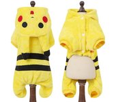 Mascotas Sudaderas con capucha para perros Algodón Ropa para perros Cachorro Mascota Disfraz Perros Trajes Ropa Pikachu