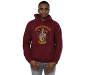 Absolute Cult Harry Potter Men's Gryffindor Crest Hoodie Borgoña Medium