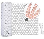 Malla plástica de la cerca del alambre del pollo, alambre de la cerca para, cerca de las aves de corral, marco de alambre de pollo para la red Blanco