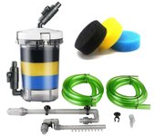 BatteryMate Acuario Filtro de Bote Externo Aqua Fish Tanque de Agua Esponja Estanque 400l/h