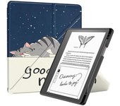 Para Kindle Scribe 10.2 pulgadas 2022 Release Multi-folding Stand Leather Cover Gato