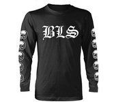 Camiseta unisex de manga larga con el logotipo de Black Label Society para adultos Negro M