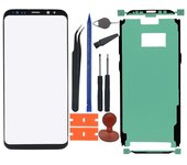 Kit de reparación de reemplazo de pantalla de vidrio de lente exterior frontal S8 PLUS