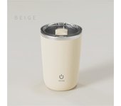 350ml Taza automática de agitación automática Taza de mezcla de jugo de leche de café inoxidable eléctrico beige