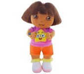 25cm True Love Adventures Princesa Dora Peluche Soft Anime Doll Regalo de cumpleaños para niños