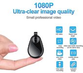 Grabadoras de voz negras con sincronización de tiempo de cámara de alta definición de 1080p 64GB
