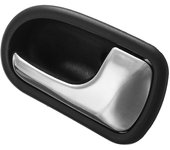 Manija de la puerta interior delantera trasera del coche para Mazda 323 Protege BJ 1995 1996 1997 1998 1999 2000 2001 200 Negro cromado