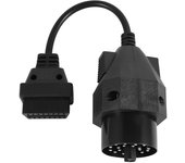 Obd Obd Ii Adaptador para BMW 20 Pin A Obd2 16 Pin Conector hembra E36 E39 X5 Z3 Para BMW 20pin
