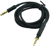 Cables de reparación de auriculares para JBL J55 J55A J88 J88A Reemplazo de auriculares Negro