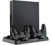 Ps4 Vertical D, All-in- PS4 Vertical D D H Ing Ventilador compatible con 4 Pro /, Ps4 Charging Stat