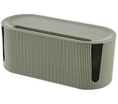 Caja organizadora de gestión de cables con tapa Caja organizadora de cable para ocultar y ocultar cables de regletas de alta calidad Verde
