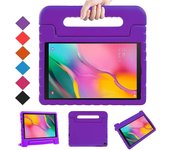 Ubiuo Funda para niños para Samsung Galaxy Tab A 10.1 (2019) Sm-t510 / t515, soporte de mango protector ligero a prueba de golpes Estuche para niño...