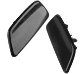1 par de cubierta de boquilla de rociado de lavafaros delanteros para Subaru Forester 2009 2010 2011 2012 86636SC030 Negro