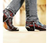 Botas de tendencia de punta de cuero resistentes al desgaste para hombres 44