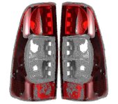 2pcs Car Rear Taillight Brake Lamp Tail Lamp sin bombilla para Rodeo Dmax Pickup 2007 2008 2009 2010