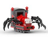 Unbrand Choo-choo Charles Building Blocks Set Large Size Horrors Game Spider Train Animal Figures Bricks Toys For Children Gift Rojo 1 Set