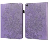 Para Lenovo Tab M10 (Gen 3) TB-328FU / TB-328XU Imprinting Tablet Stand Wallet Case PU Leather Cover Púrpura/púrpura Style B Lenovo Tab M10 (Gen 3)