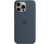 iphone 15 pro max si case blue