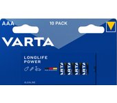 pilas varta blister 10 longlife power aaa eco