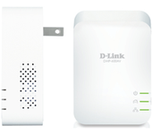 kit 2 adaptador de homeplug 1000mbps d-link streaming qos filtro electrico