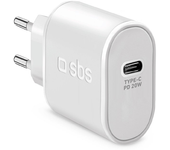 cargador de pared sbs 1x tipo c blanco