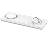 base de carga inalambrica belkin wiz016vfwh magsafe 3 en 1 apple iphone airpods watch blanco