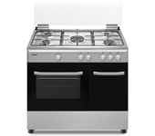cocina de gas infiniton cc9162xpb 5 zonas coccion con portabombonas blanca