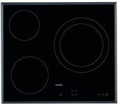 vitroceramica independiente aeg hk623021fb 3 zonas coccion ancho 60 cm