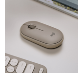 pebble m350 wireless mouse sand - em ea