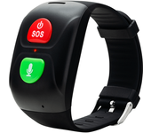pulsera para ancianos canyon, sos y funcion gps, ip67 , sim gsm (850 900 1800 1900mhz) ios android, negro